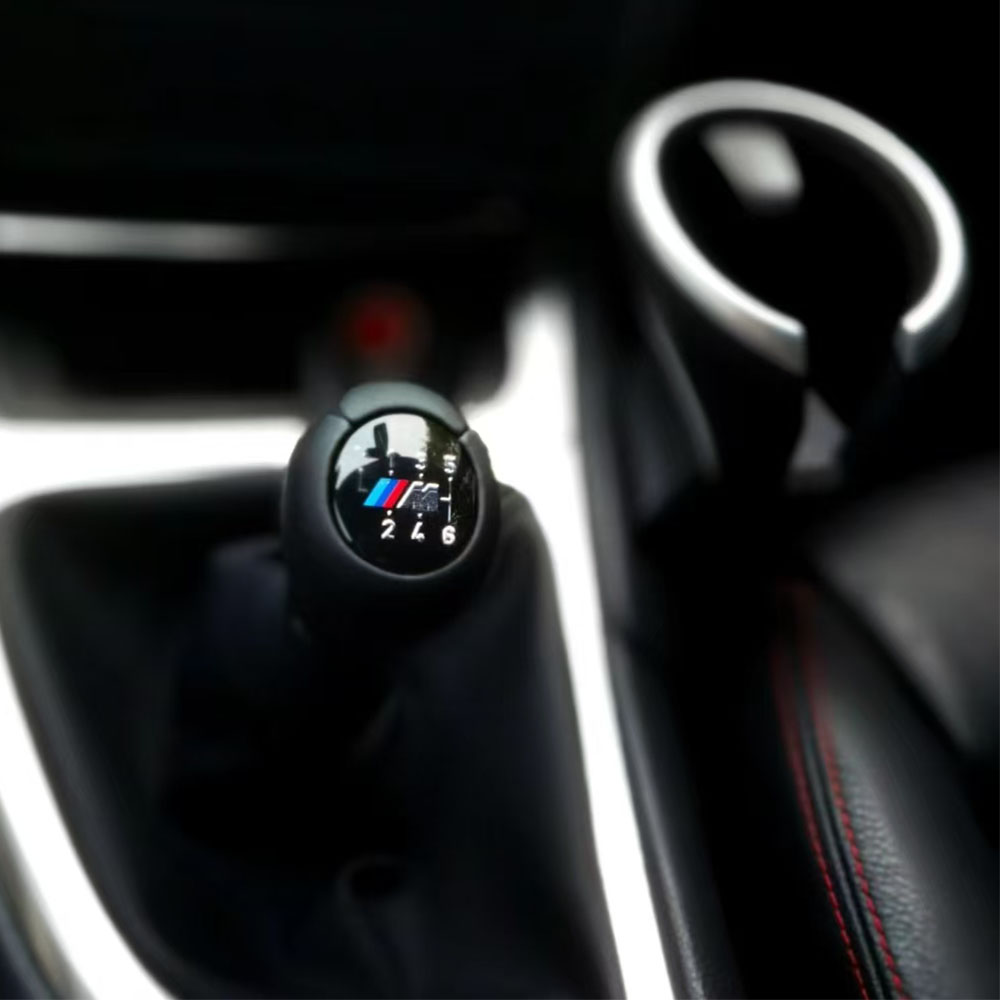 6 speed BMW Gear Stick knob leather