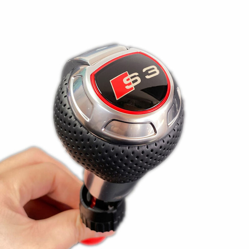 Audi Automatic Shift Knob S3 Logo Silver