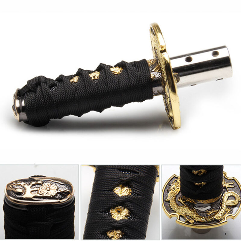 Black Katana Sword Gear Knob