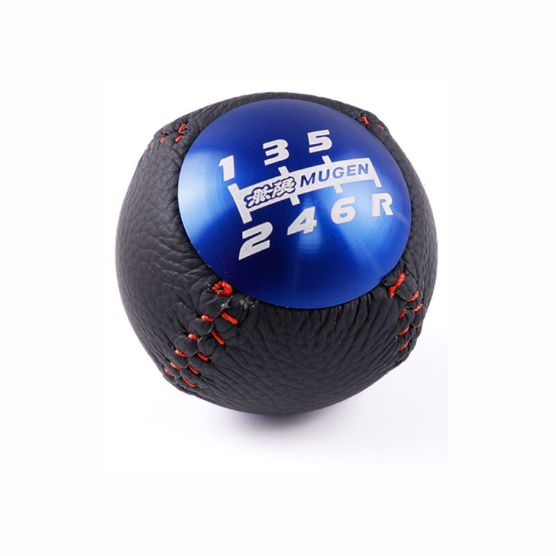 Blue Mugen Gear Shift Knob 5 Speed