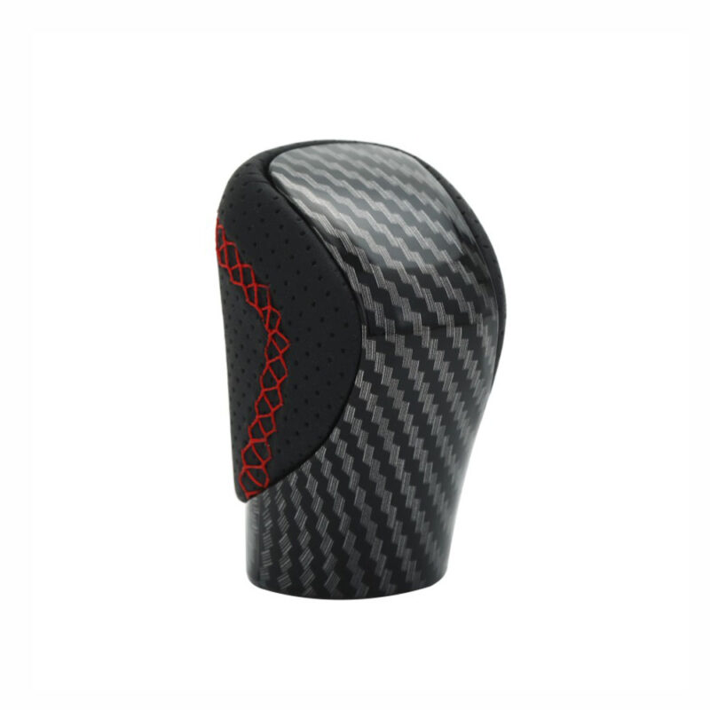 Carbon Fiber Grain Lexus Shifter Red Stitching