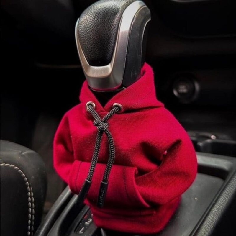 Shift Knob Hoodie Red