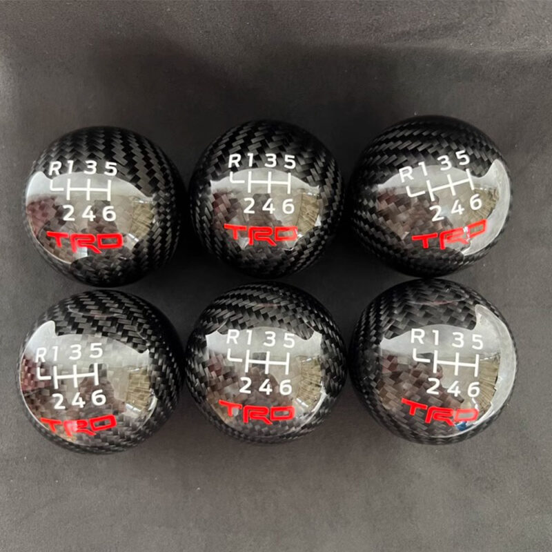 TOYOTA TRD Carbon fiber 6 Speed Gear Knobs