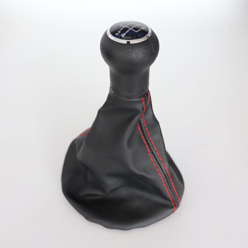 vw t4 shift knob 5 speed red stitching