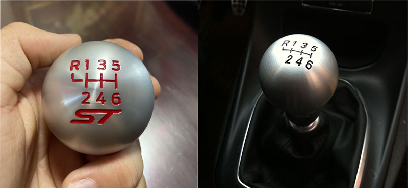 Aluminum Shift Knob Feature