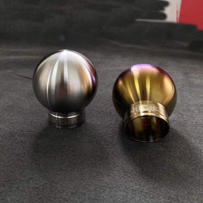 Titanium alloy gear shift knob