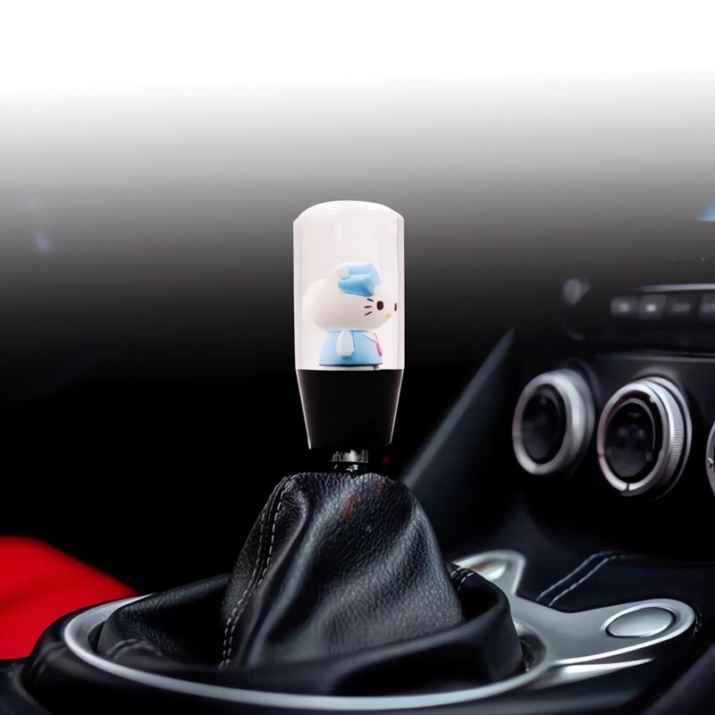 blue hello kitty shift knob