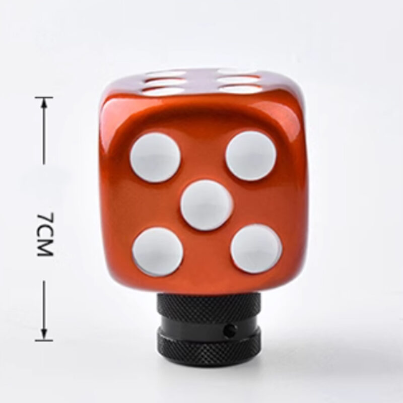 Custom Personality Dice Shift Knob M8 M10 M12 Universal - Image 2