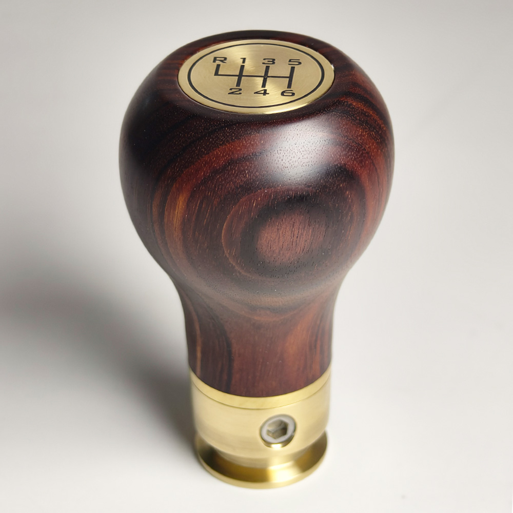 6 Speed Wooden Gear Knob