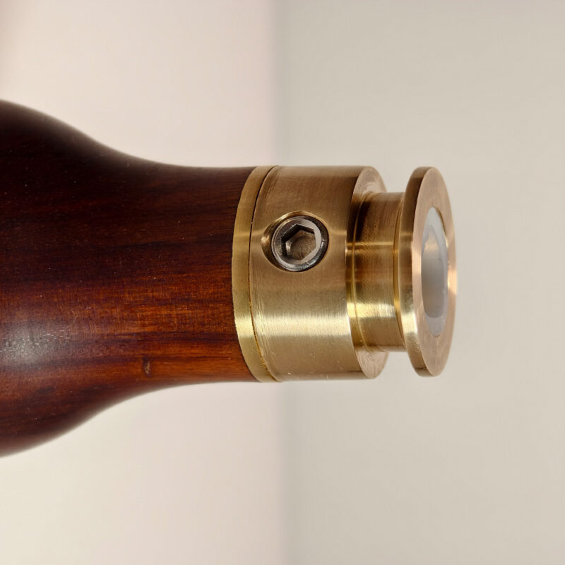 Custom Rosewood shift knob Brass base