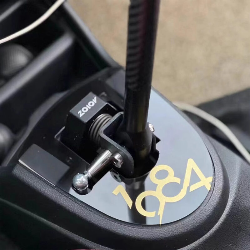 Acrylic short shifter plate cover black