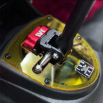 Custom Acrylic Short Shifter Plate Cover yellow
