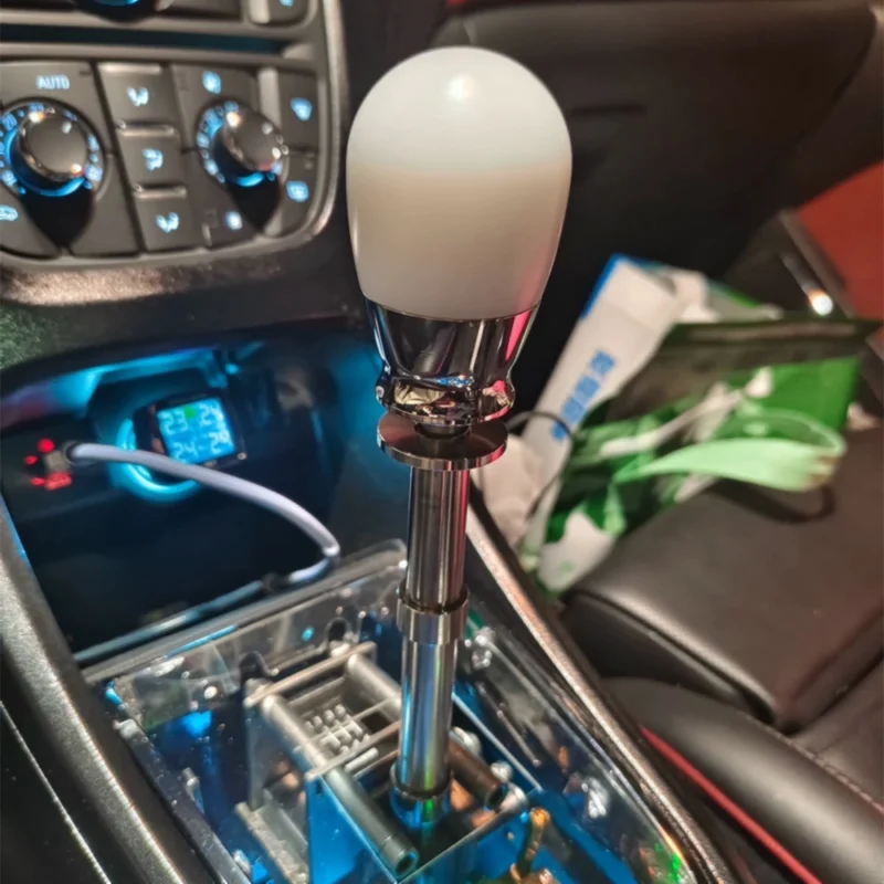 Delrin-Shift-Knobs-teardrop-white-stainless-steel-base