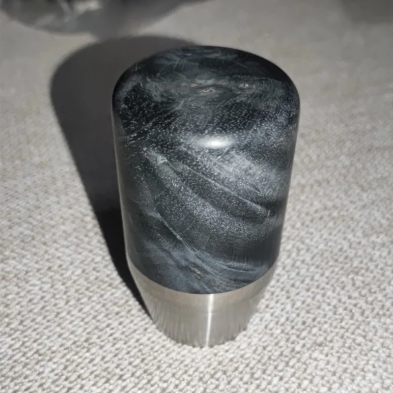 weighted wood gear knob mazda