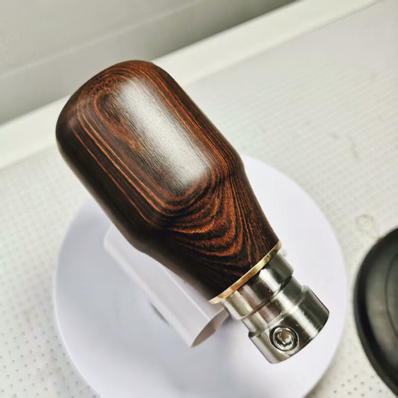 Iron Wood Shift Knob with stainless steel base