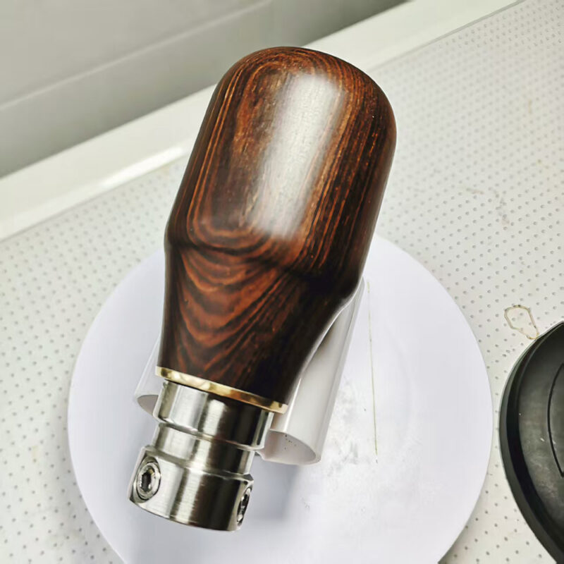 Iron wood shift knob stainless steel
