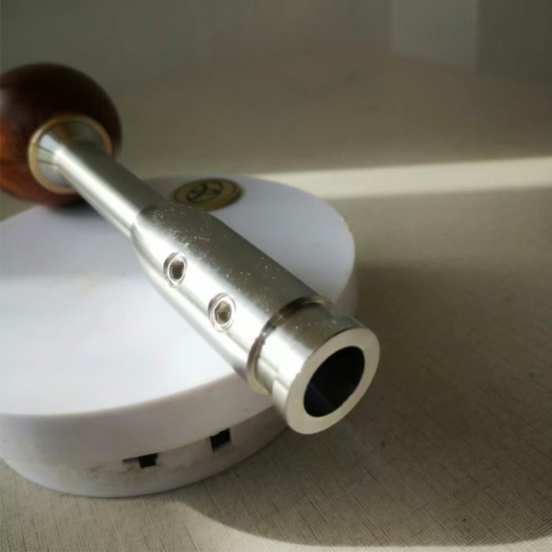 Extended Wooden Shift Knob Stainless steel base