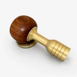 Retro wooden and brass gear knob for Suzuki Jimny