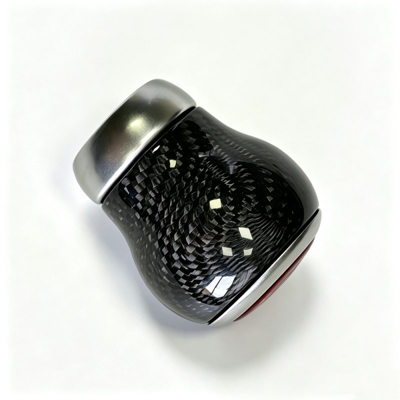 6 speed black carbon gear knob brz 86